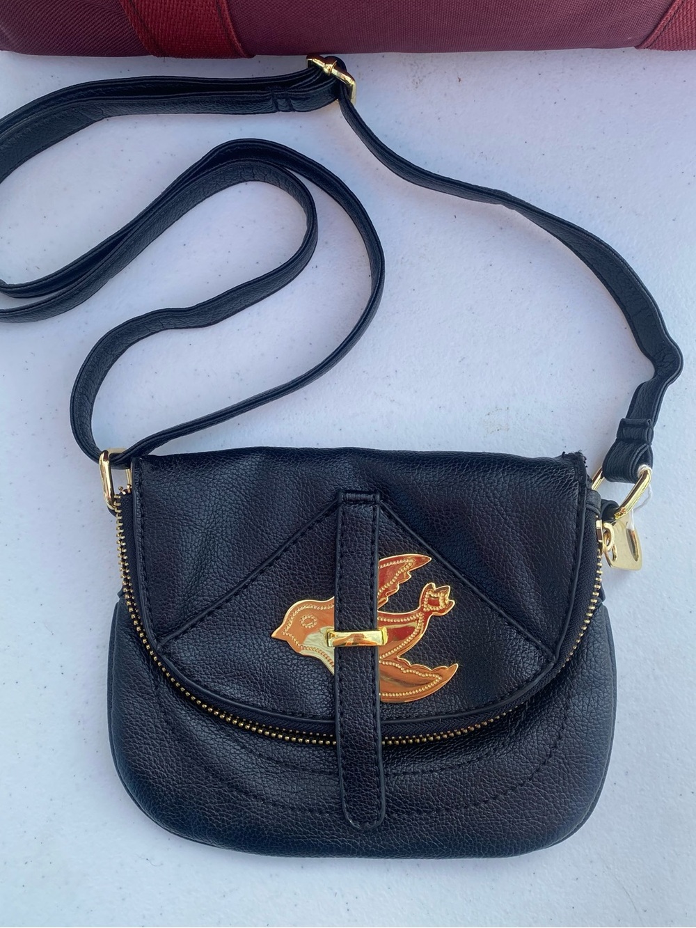 Vintage Marc by Marc Jacobs "Petal to the Metal" Flap Pouchette Crossbody Bag